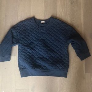 Quilted gap sweatshirt